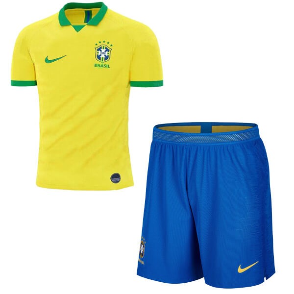 Camiseta Brasil Primera equipación Niño 2019 Amarillo